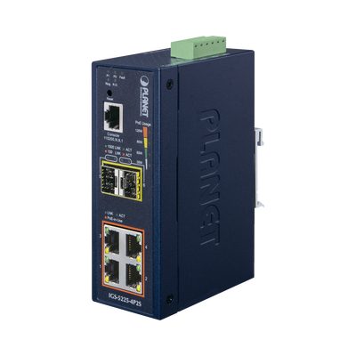 [IGS-5225-4P2S] Switch Industrial Administrable Capa 2, 4 Puertos PoE 802.3af/at 10/100/1000T, 2 Puertos SFP 100/1000X