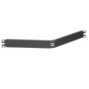 Tapa Ciega Para Rack Estándar de 19in, Angulado, de Acero, 1UR, Color Negro