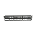 Panel de Parcheo Modular Mini-Com (Sin Conectores), Plano, Sin Blindaje, de 48 Puertos, 2 UR