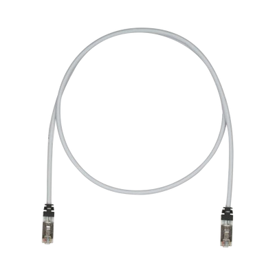 Patch Cord Cat6A, Blindado S/FTP, CM/LS0H, 1 Metro (3.28 Pies), Color Gris