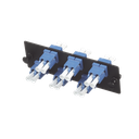 Placa Acopladora de Fibra Óptica FAP, con 6 Conectores LC Duplex (12 Fibras), para Fibra Monomodo OS1/OS2, Color Azul