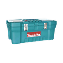 Caja de herramientas de 24" con doble cerradura de metal (60 x 25 x 30 cm)