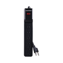 Multicontacto Con Supresor de Picos, Voltaje de Entrada 125 Vca NEMA 5-15P, Con 6 Salidas NEMA 5-15R, 1200 Joules