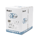 Bobina de Cable UTP 305 Metros (1000 Pies) de Cobre TX6-28Æ, Blanco, Categoría 6, Diámetro Reducido (28 AWG), CM/LSZH, de 4 Pares