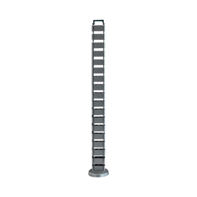 [ORG-VERT] Organizador de Cables Vertical Articulado, Ideal para Llevar los Cables del Piso a Mesa o a la Cubierta del Escritorio de Manera Segura