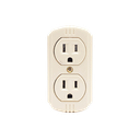 Contacto Dúplex 127 Vca, 15 A Max. Para Sobreponer (Sin perforar la superficie).