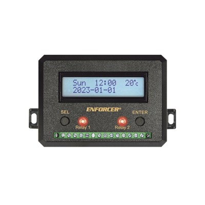 [SA-027HQ] Temporizador Anual / Dos Relevadores / Programable / Pantalla LCD