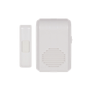 Timbre Inalámbrico Para Puerta Con 10 Tonos, Hasta 150m Linea de Vista, Con Receptor Inalámbrico Incluido, 110Vca