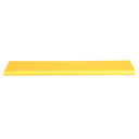 Tapa Con Bisagra a Presión Para Canaleta FiberRunner™ FR6X4YL2, de PVC Rígido, Color Amarillo, 2 m de Largo
