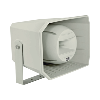 [1601] Bocina HiFi PoE Ethernet IP, de 2 vias 30W, grado de protección IP66 Gris Claro