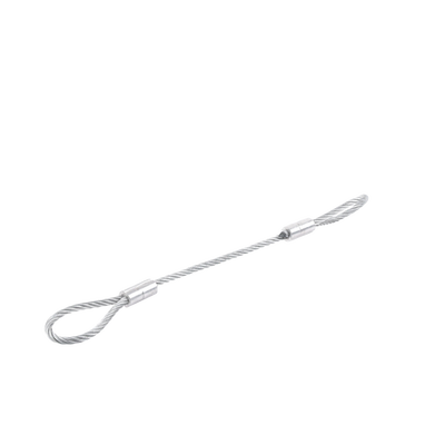[PE-TC] Cable con Doble Guardacabo para Ancla Temporal (Ancla no incluida).