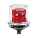 Luz de advertencia LED para ubicaciones peligrosas Electraray®, UL y cUL Homologado UL y cUL para Clase I, División 2, Grupos A, B, C y D; Clase II División 2, Grupos F y G; Clase III , 240 VCA, color Rojo, parpadeo predeterminado