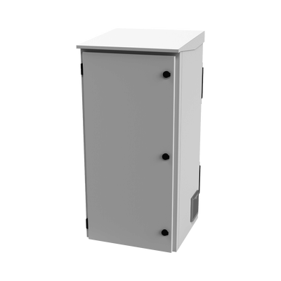 [LP-FORTE-24U-R3] Gabinete de Exterior con Rack de 19" de 24U con Ventiladores y Termostato, Se envía el Gabinete Armado (Montaje a poste o torre se vende por separado).