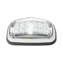 Luz de advertencia 8 X 4", Color Claro, IP67, SAE, Ideal para Ambulancias