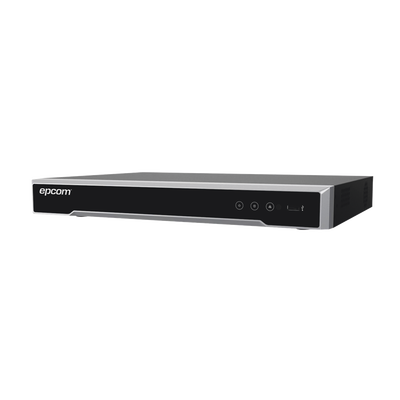 [EV-8008TURBO-D] DVR 8 Canales 4K TurboHD + 8 Canales IP/ 8 Megapixel / Acusense  / Audio por Coaxitron/ 1 Bahía de Disco Duro / 4 canales de audio / 8 Entradas de Alarma / 4 Salida de Alarma /  H.265+