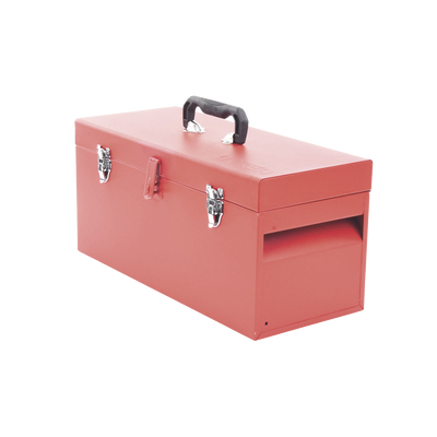 [SYS-D6] Caja de herramientas metálica con soble cerradura de 51 x 21.5 x 24cm.