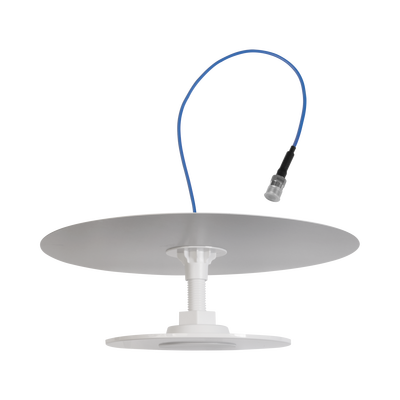[314-406] Antena Omnidireccional de Bajo Perfil Ultra Delgada con Reflector para Máxima Ganancia de 7dBi. Cubre bandas de celular 5G, 4G, 3G y WiFi de 608 a 2700 MHz.