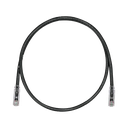 Cable de Parcheo TX6, UTP Cat6, 24 AWG, CM, Color Negro, 0.91 Metros (3 Pies)