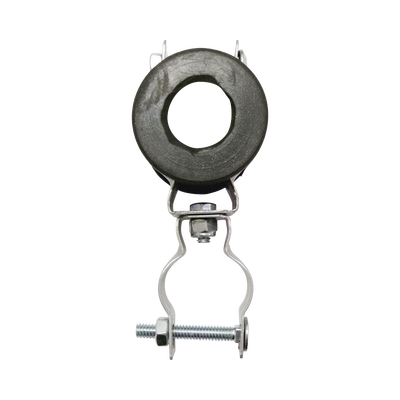 [LP-AISLADOR-UNI] Aislador Bajada Pararrayos / Dieléctrico / Separación 6-7 cm / Cable 250 MCM / Herrajes 3/4-1 1/4 in / Torres STZ