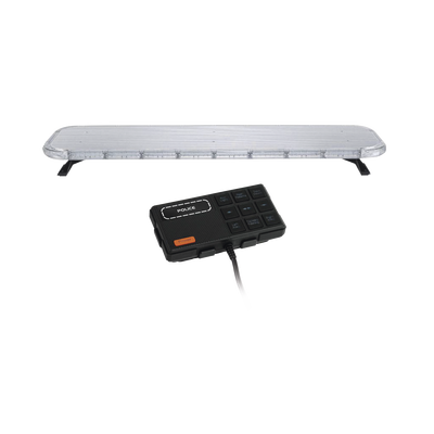 [X75RBAS] Barra de luces LED de 46" Rojo/Azul/Ambar , De 132 LEDs, Controlador Incluido, Ideal para Equipar Unidades de Seguridad Publica
