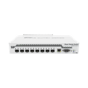 (CRS309-1G-8S+IN) Switch administrable Sistema Operativo Dual, puerto 1G Rj45, 8 puertos 10G SFP+ para Escritorio