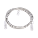 Cable de Parcheo Slim UTP Cat6 - 3 Metros (9.84 Pies) Gris Diámetro Reducido (28 AWG)
