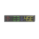 Panel LED de Estacionamiento Hikvision / 6 Dígitos con 2 Flechas / 7 Colores RGB / Comunicación RS485 y RJ45 / Display en Tiempo Real / Iconos Especiales / Montaje por Suspensión