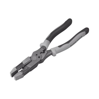 [J215-8CR] Pinza Híbrida con Ponchadora de 8". Pela Cable Sólido de 10-14 AWG y Cable Trenzado de 12-16 AWG