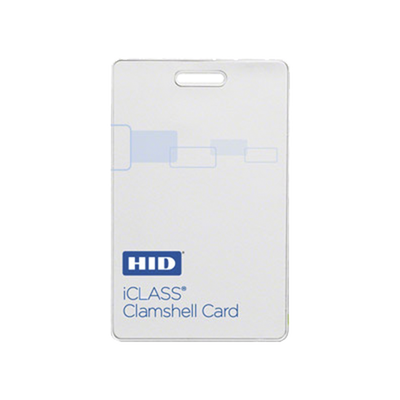 [ICLASS208026] Tarjeta iClass Clamshell (Gruesa) / 2 k memoria / Programada  a 26 bits Aleatoriamente/ Garantía de por Vida
