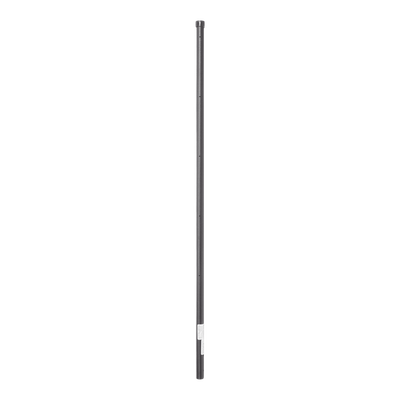 [SYS-POST-4B] Poste de Esquina Negro de 1.2m para Cerca Electrificada de Tubo Galvanizado cal. 18 de 1"Diam. para 5 Aisladores (No incluidos).