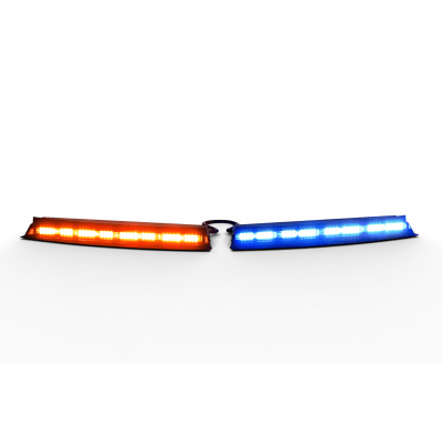 [39-30004-CM] Visera Interior Universal Rojo-Blanco/Azul-Blanco 144 LED Con Luces De Penetración Sin Bracket, Necesario agregar CZMATSIBSYS