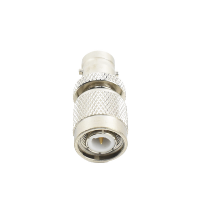 [RFT-1231] Adaptador en Línea, de Conector TNC Macho a BNC Hembra, Níquel /Oro /Teflón.
