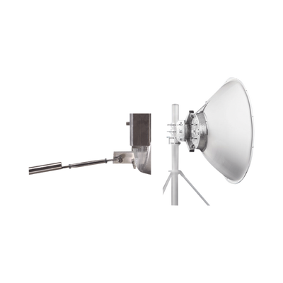 [JRMA0-1200-10/11-KIT] Antena parabólica 4 ft para radio B11, ganancia de  41 dBi, conector guía de onda, 10.1-11.7 GHz, 1.2 m, incluye montaje JRZ1200-ADJUSTABLE
