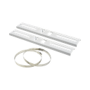 Montaje de Metal para Poste Universal para Gabinetes de Ancho Hasta 30 cm.