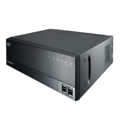 [XRN-820S] NVR 32 Megapíxel / 8 canales / 8 puertos PoE+ / H.265 & WiseStream / P2P Wisenet / Entradas y Salidas de Alarma