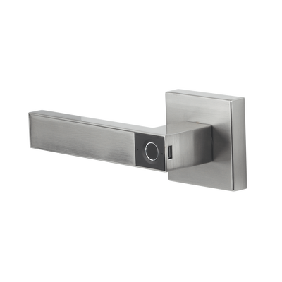 [MX89803] Manija Castelli Biométrica/ Niquel Satinado / 30 usuarios / Para Puerta Izq o Derecha de 60-70mm