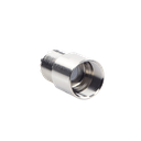 Conector UHF Hembra (SO-239) en Línea de Rosca para RG-8/U, 9913, LMR-400, Níquel/ Plata/ Teflón.