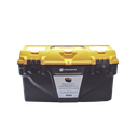 Caja Porta Herramientas 17", 44x26x23 cm Bicolor con Compartimientos para Tornillos.