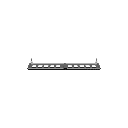 Organizador de Holgura para Cable de Fibra Óptica, Uso con Paneles HD Flex de 1 UR, Color Negro
