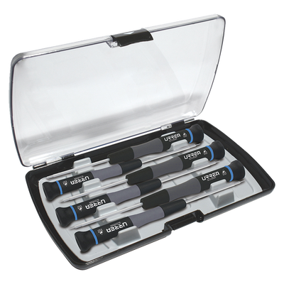 [SYS-9501-BT] Juego de 6 destornilladores ESD torx en caja plástica de precisión