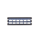 Placa Acopladora para Distribuidor de Fibra Óptica LP-ODF-8024, Incluye 12 Acopladores LC Duplex para Fibra Monomodo