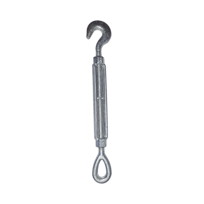[TEN-3/8X6-OGJ] Tensor de 3/8" x 6" Acero Forjado OJO-GANCHO Galv. Inmersión en Caliente (Carga Max. 1000 lbs).