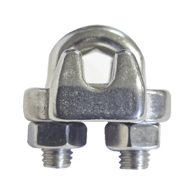 [NUDO-516-FJSS] Nudo/ Perro/ Abrazadera Acero Forjado para Cable de 5/16", Acero Inoxidable.