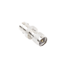 Adaptador en Línea, de Conector Mini UHF Macho a BNC Hembra, Níquel/ Oro/ Teflón.