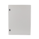 Gabinete de Acero, Nema 4 -IP 65 de 60 x 80 x 30 cm con Platina.
