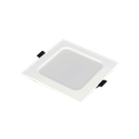 Spot Cuadrado Empotrable / 12 x 12 cm / Luz Fría / 110 V / 6 W / 420 lúmenes / 25000 hrs / Ángulo de apertura 120° / IP20