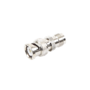 Adaptador en Línea de Conector TNC Hembra a BNC Macho, Níquel/ Oro/ Teflón.