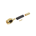 Conector SMA Macho Inverso de Anillo Plegable para Instalar en Cables RG-174/U y RG-316/U.