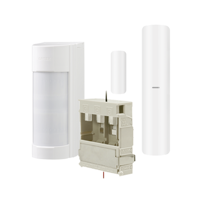 [VXI-R-W-HKV] Detector de Movimiento Pasivo con Transmisor DS-PDMC-EG2-WB(B)/ Inalámbrico / 100% Exterior / Compatible para panel AXPRO