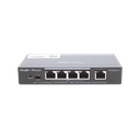 Switch Administrable PoE con 5 puertos Gigabit, 4 PoE 802.3af/at, gestión gratuita desde la nube, 54w
